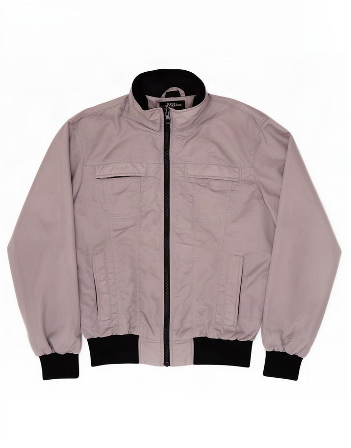 Refrigiwear Herren Bomberjacke UK 38 Mittelgraues Polyamid