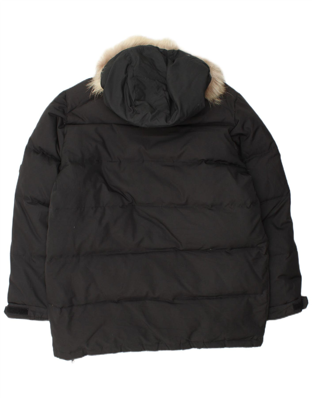 Dubin wattierte Herrenjacke mit Kapuze, UK 38, Mittelschwarz, Polyester
