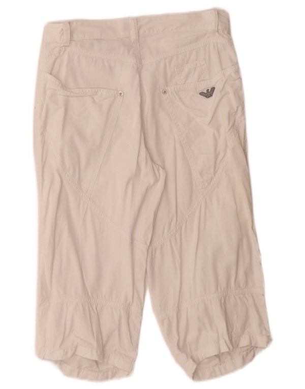 Armani gerade Caprihose für Jungen, 10–11 Jahre, W26, L17, weiße Baumwolle
