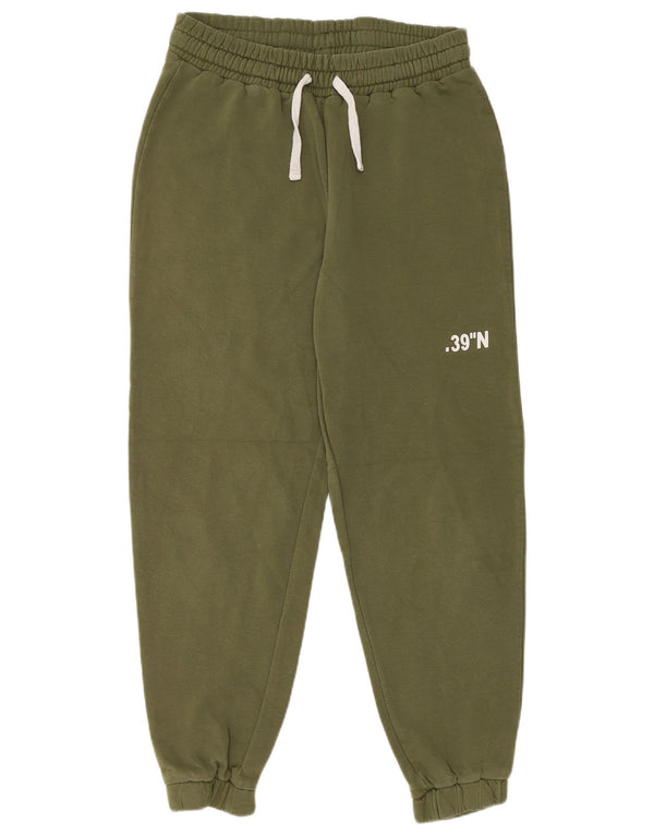 Topshop Damen-Trainingshose, Jogginghose, UK 10, Größe S, Khaki, Baumwolle