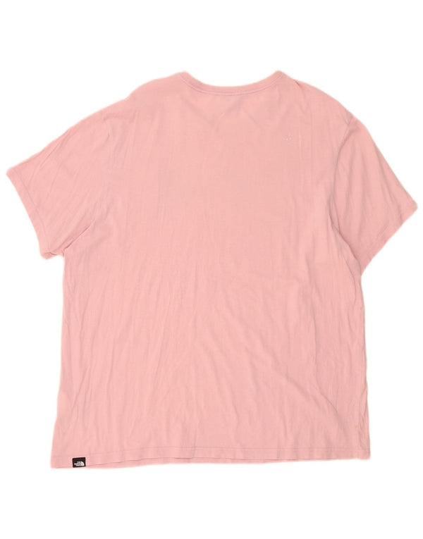 The North Face Herren T-Shirt Top XL Rosa Baumwolle