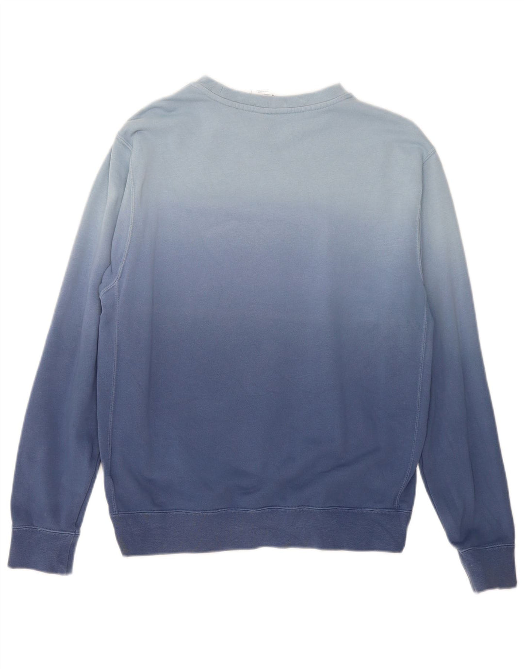 Nike Herren-Sweatshirt-Pullover aus mittelblauer Batik-Baumwolle