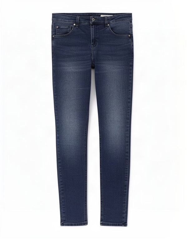 Marks & Spencer Damen The Ivy Skinny Jeans UK 12 Medium W30 L27 Blau