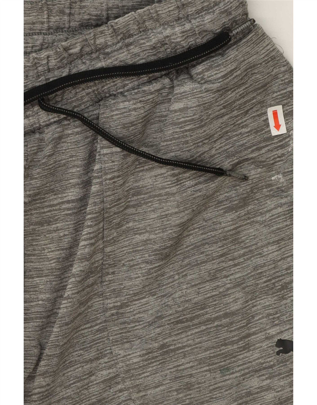 Puma Damen-Trainingshose, UK 12, mittelgrau geflecktes Polyester