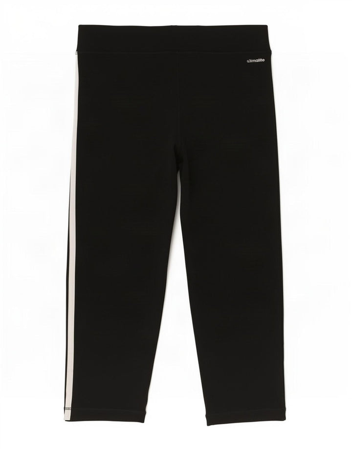 Adidas Climalite Capri-Leggings für Mädchen, 14–15 Jahre, schwarzes Polyester