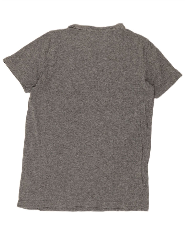 Puma Jungen T-Shirt mit normaler Grafik, 15–16 Jahre, graue Baumwolle