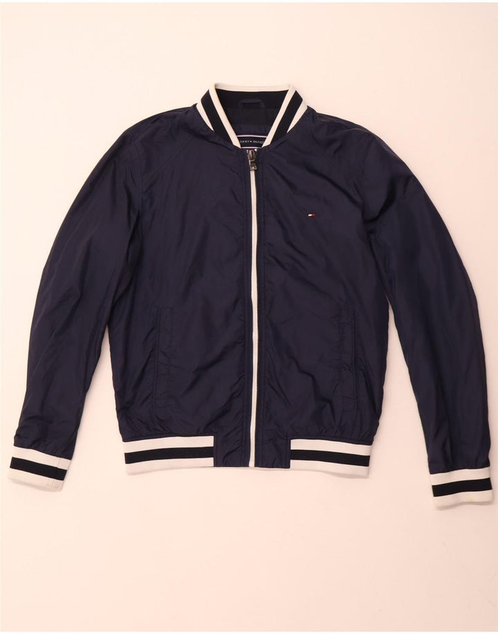 TOMMY HILFIGER Damen Bomberjacke UK 16 Large Marineblau