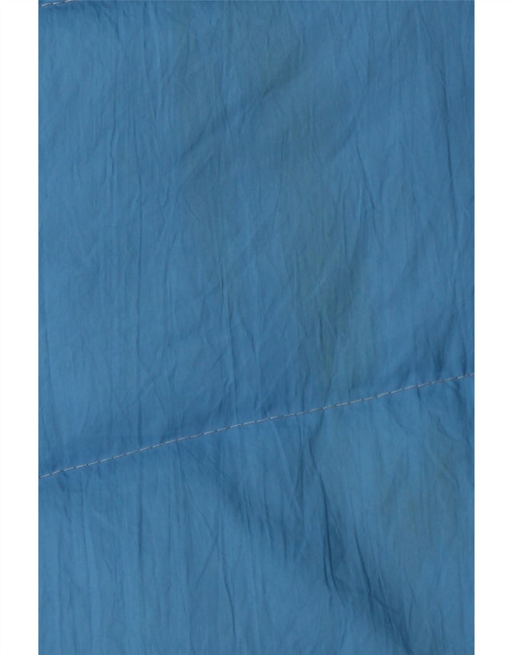 MC Ross wattierte Herrenjacke mit Kapuze, Größe 46, klein, blau, Polyamid