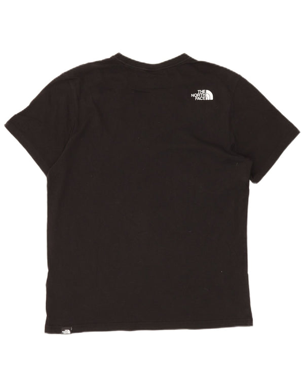 The North Face Mens T-Shirt Top Medium Black Cotton