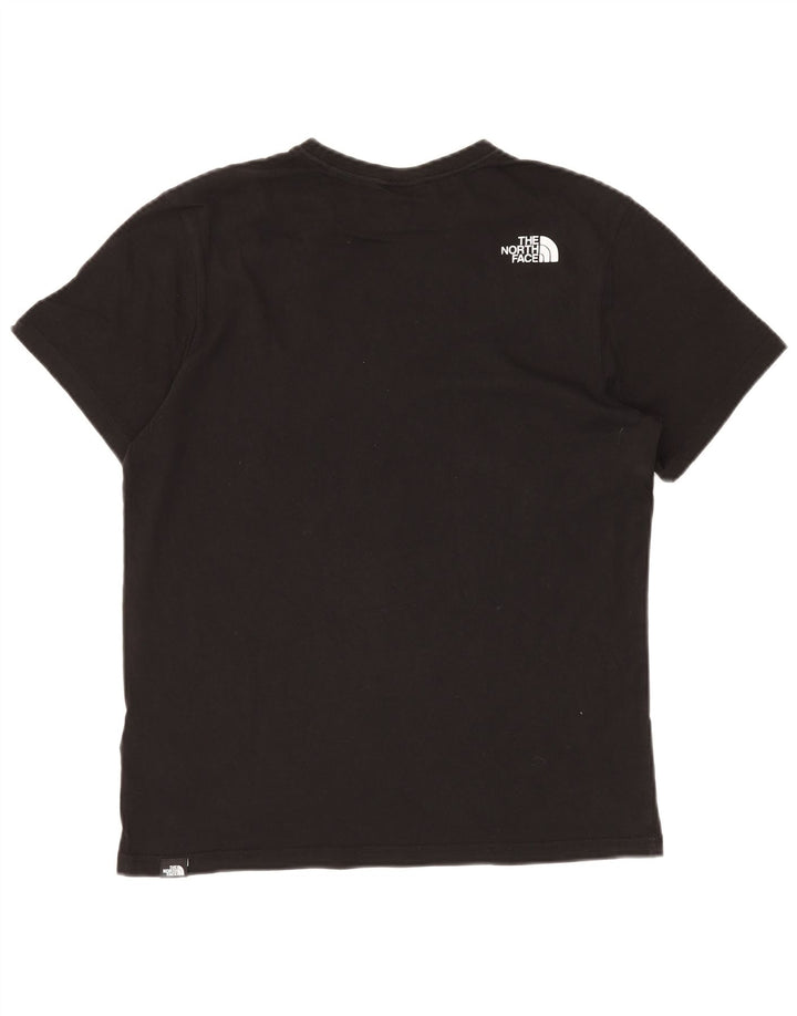 The North Face Herren-T-Shirt-Oberteil aus mittelschwarzer Baumwolle