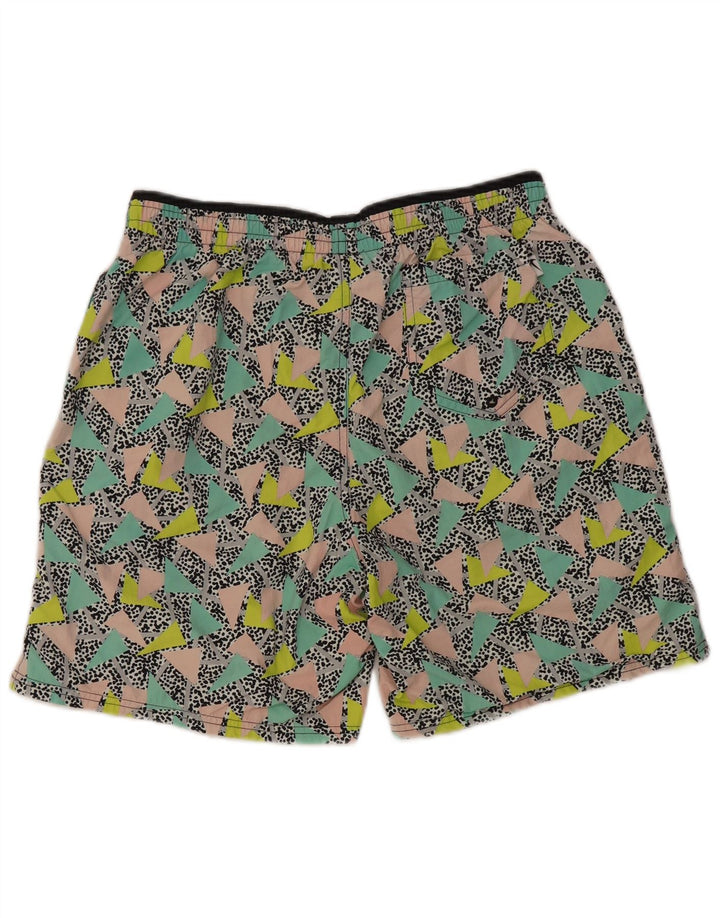 Nike Herren-Sportshorts, mittelgroß, mehrfarbig, geometrisch, Polyester