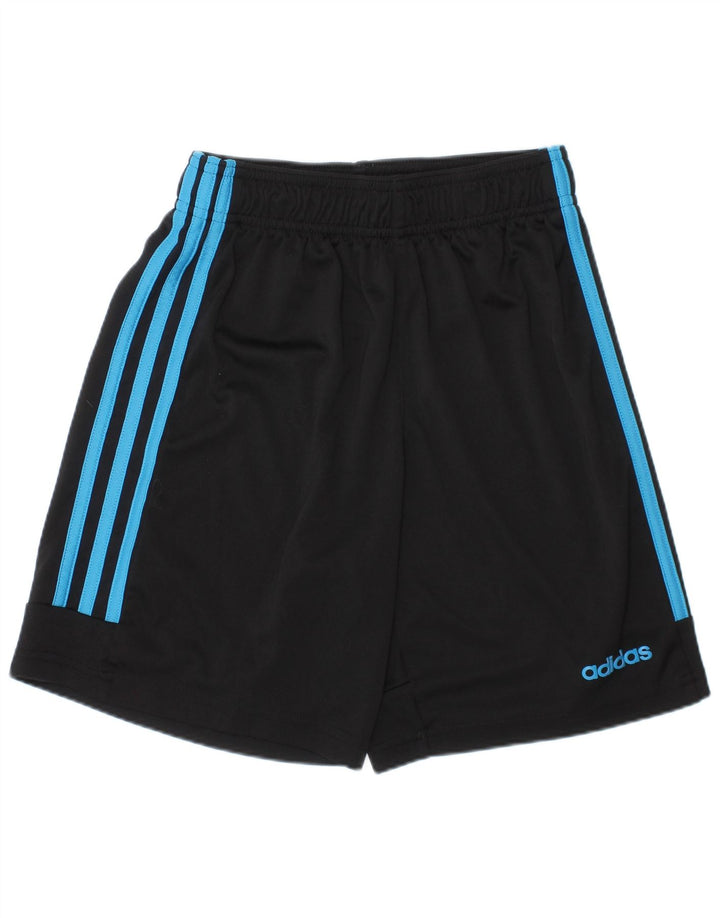 Adidas Jungen Climalite Sportshorts 11–12 Jahre, schwarzes Polyester