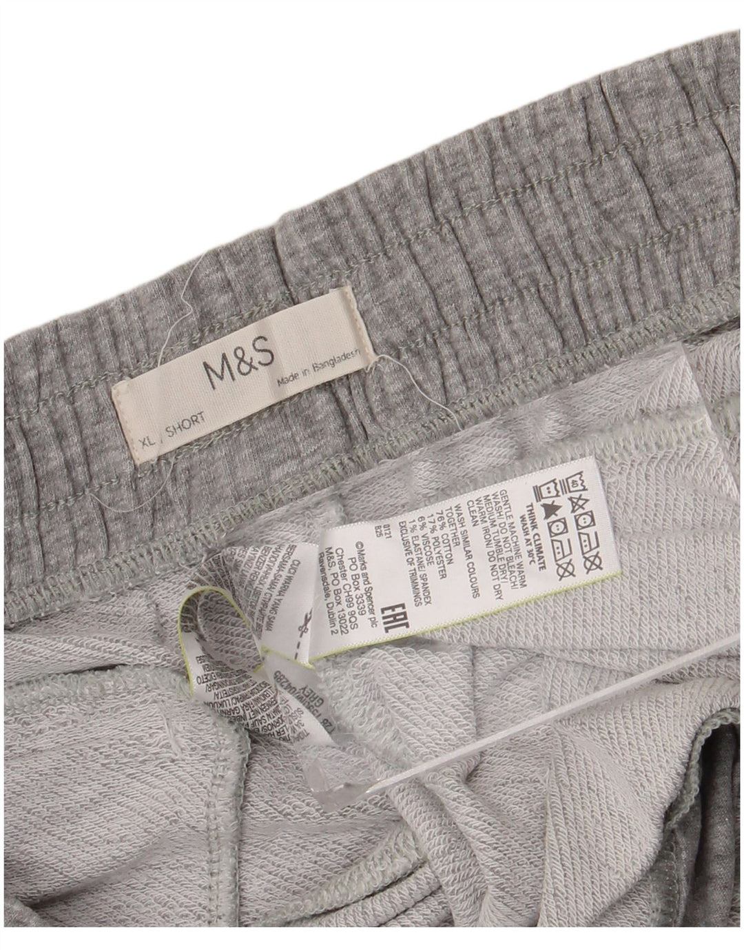 Marks & Spencer Damen-Trainingshose, UK 18, XL, graue Baumwolle