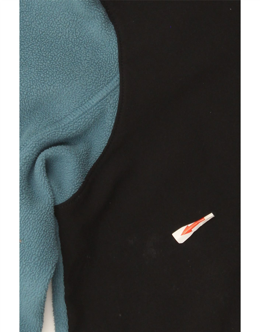 The North Face Herren-Fleecepullover mit Reißverschluss am Hals, kleines blaues Farbblock-Polyester