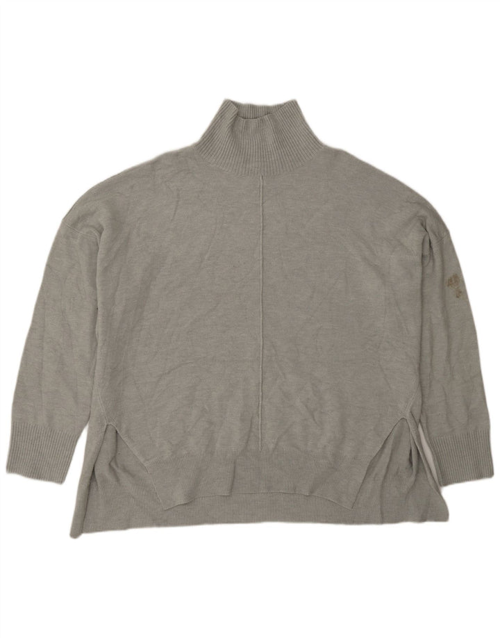 French Connection Rollkragenpullover für Damen, Gr. 14, Mittelgrau