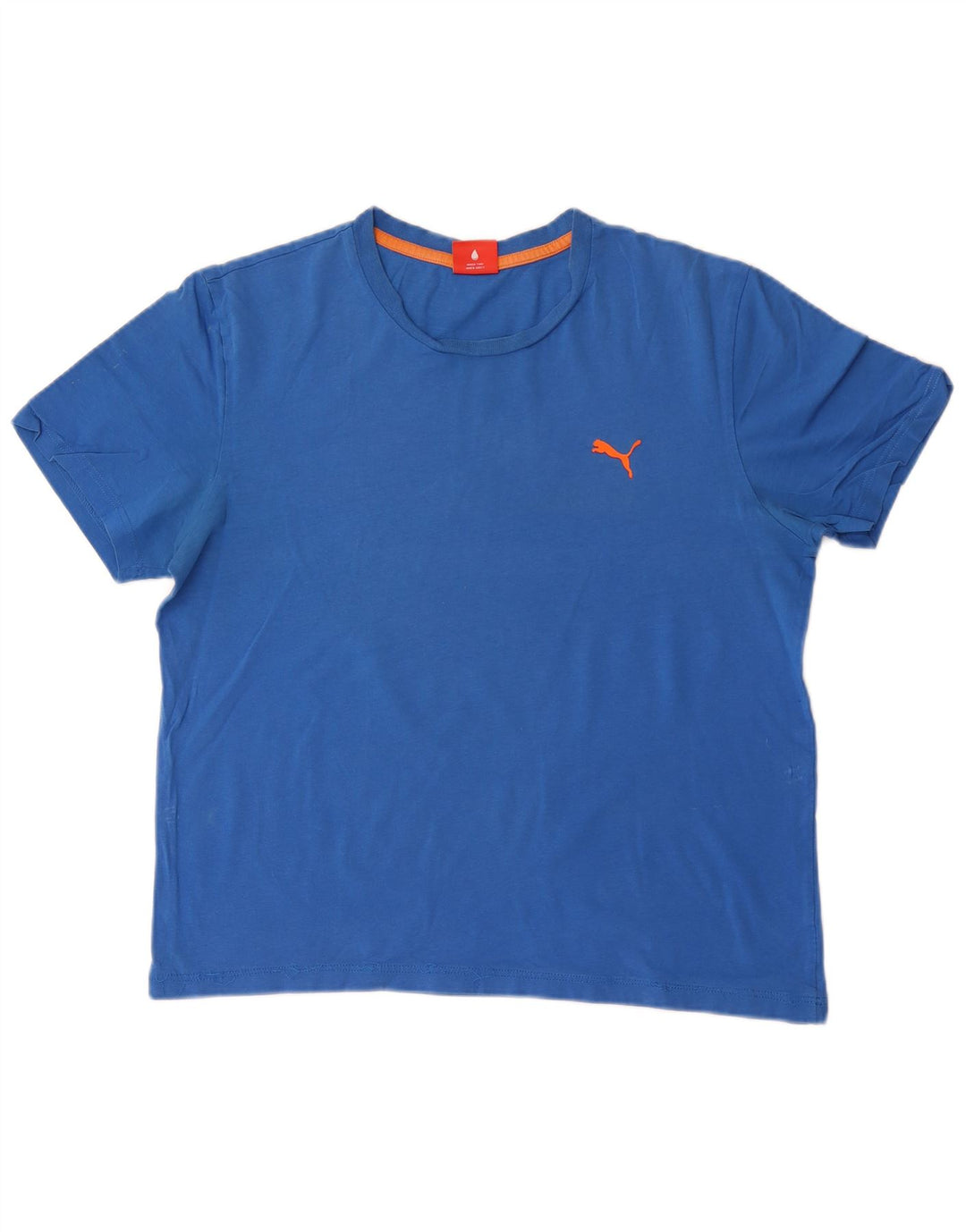 Puma Herren T-Shirt Top Large Blau