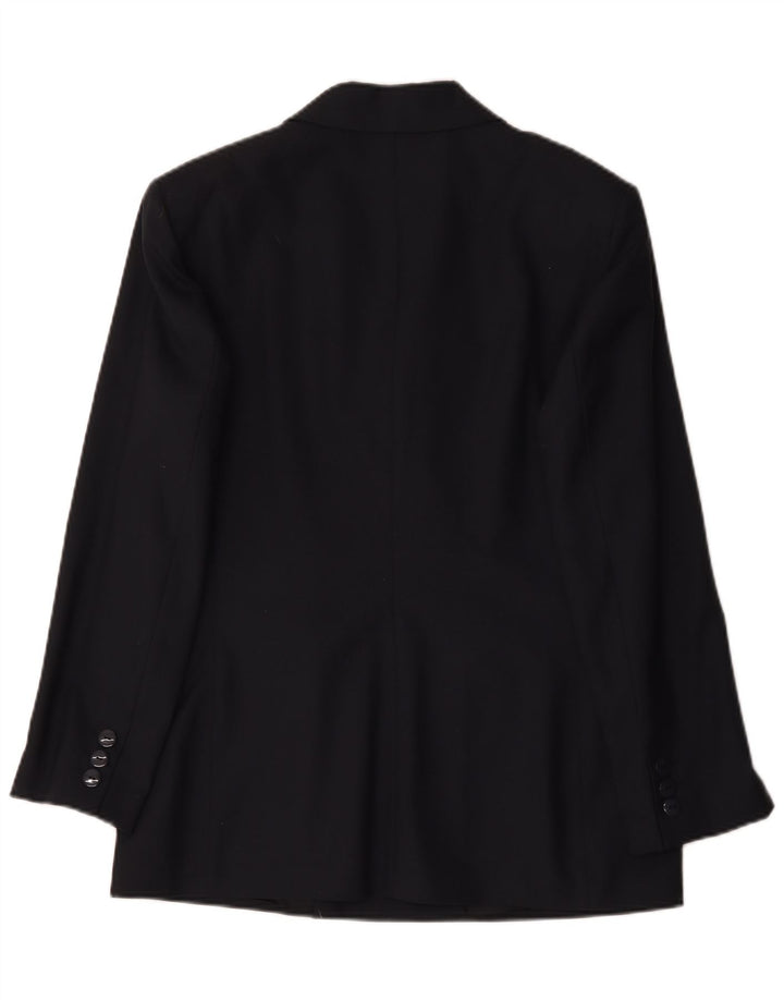 ANDREA'S Zweireihiger Damen-Blazer IT 46 Large Marineblau
