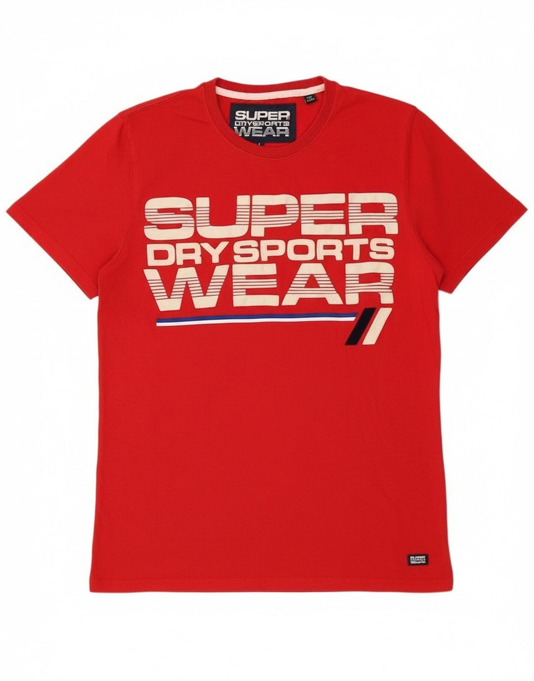 Superdry Herren-T-Shirt mit Grafik, Größe L, aus roter Baumwolle
