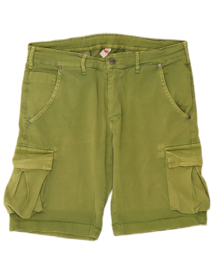 Colmar Herren Cargoshorts IT 46 Small W29 Grüne Baumwolle