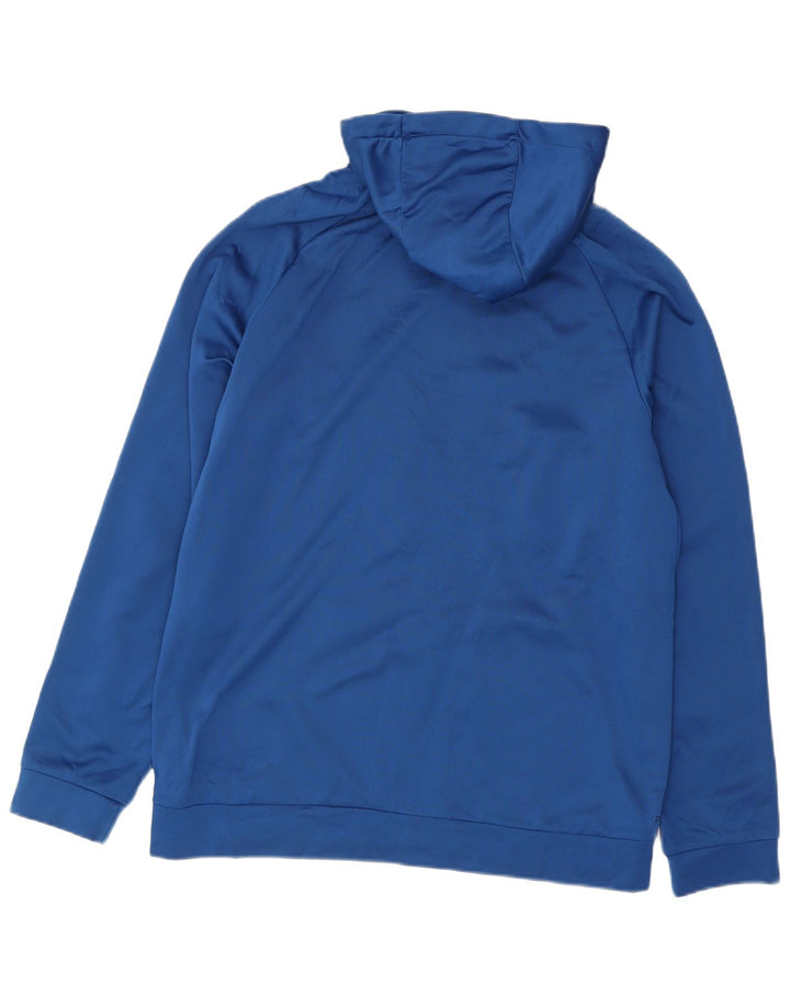 Nike Herren Dri Fit Kapuzenpullover mit Reißverschluss, groß, blau, Polyester