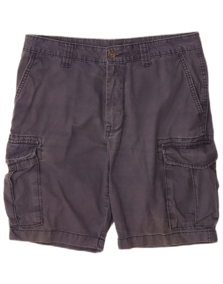 Marks & Spencer Herren-Cargo-Shorts, W34, groß, marineblau, Baumwolle