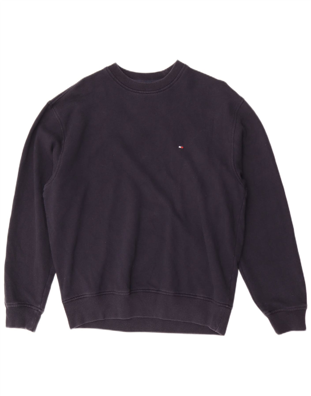 Tommy Hilfiger Herren-Sweatshirt, Pullover, klein, marineblau, Baumwolle
