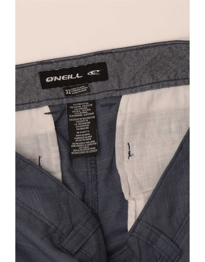 O'Neill Herren-Chinoshorts W32 Mittelblau meliertes Polyester