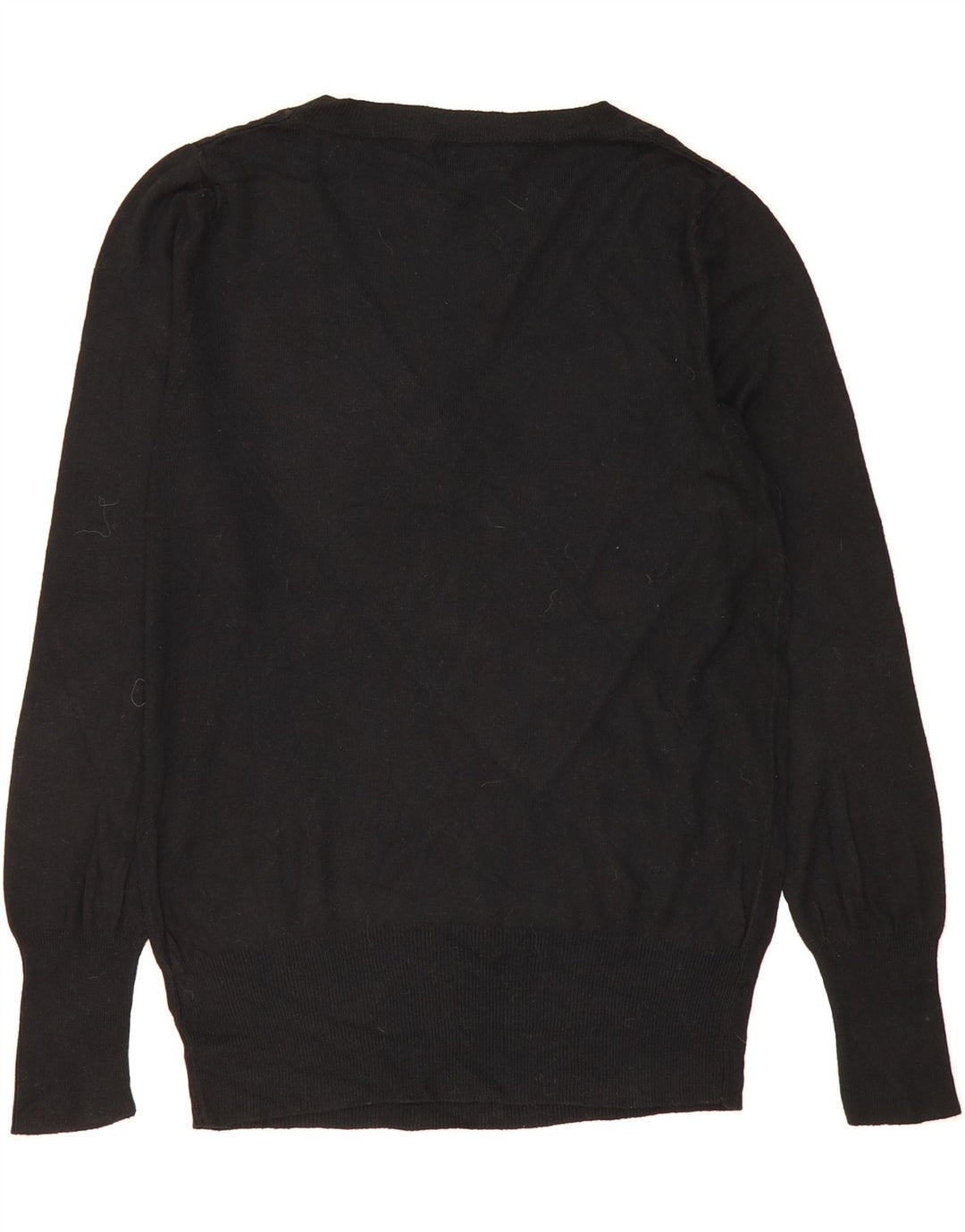 MOSSIMO Womens V-Neck Jumper Sweater UK 18 XL Black Nylon Vintage Mossimo and Second-Hand Mossimo from Messina Hembry 