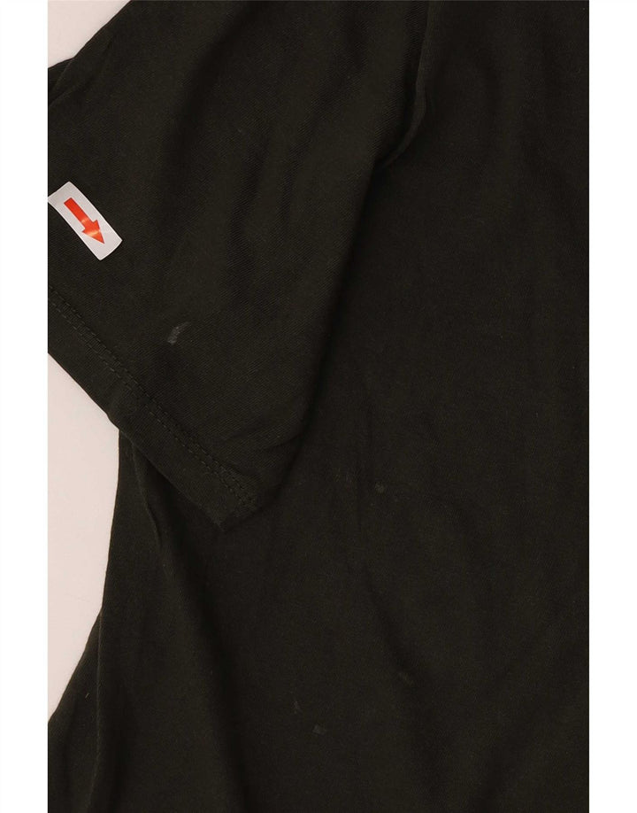 Nike Herren Athletic Cut T-Shirt-Oberteil aus mittelgrüner Baumwolle