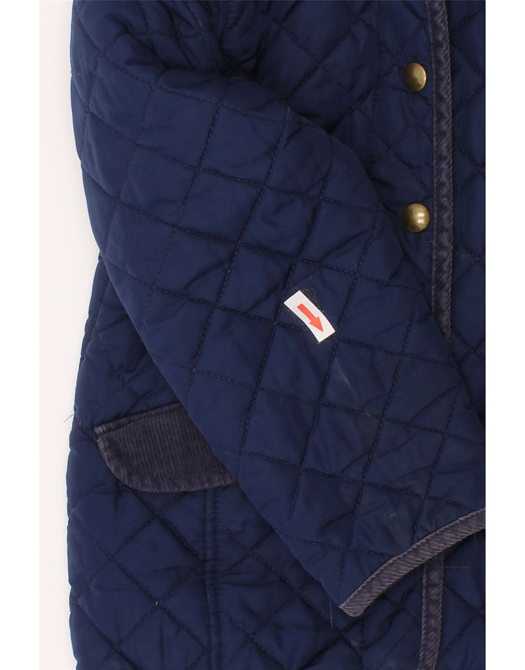 Joules Mädchen-Steppjacke mit Kapuze, 5–6 Jahre, marineblaues Polyester
