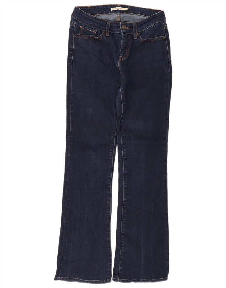 Levi's Damen 715 Bootcut Jeans W26 L28 Marineblau Baumwolle