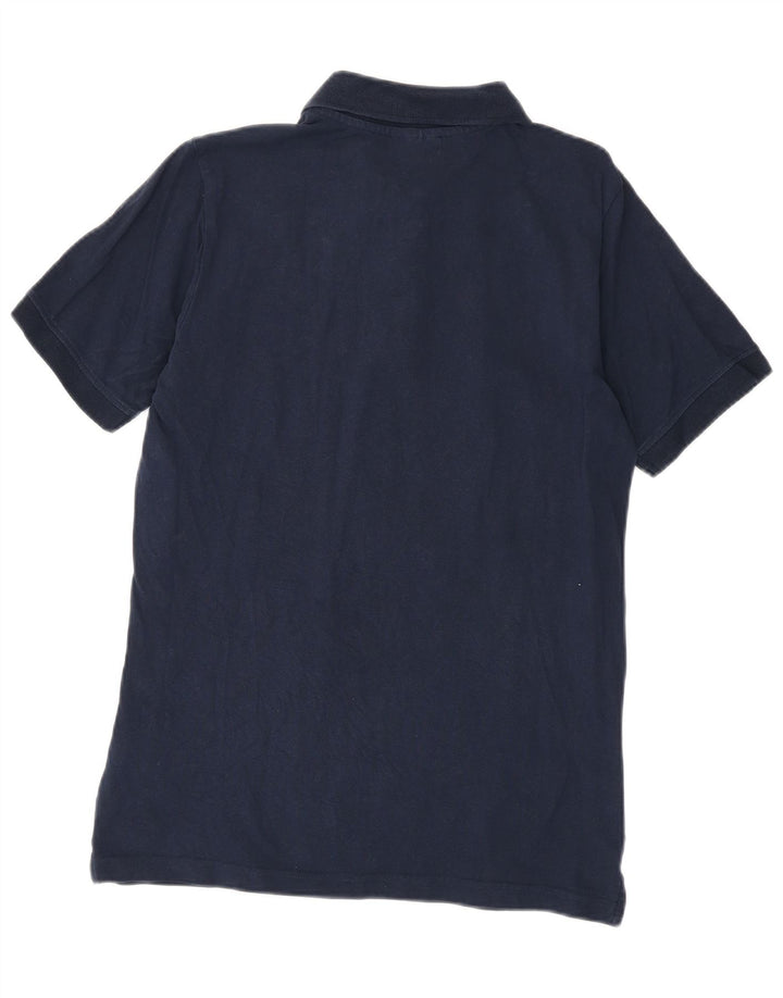Kappa Herren-Poloshirt aus mittlerer marineblauer Baumwolle