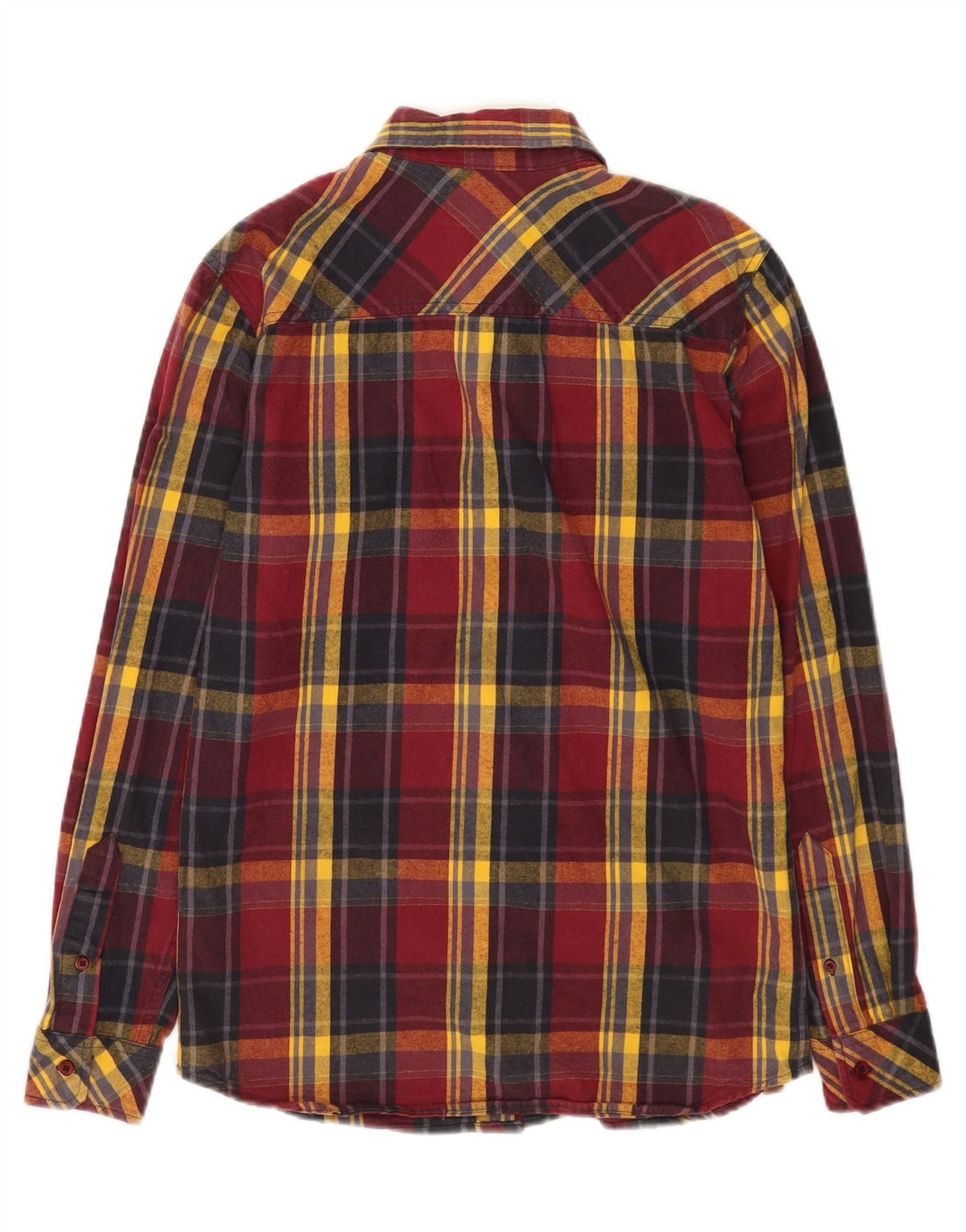 Rip Curl Herren-Flanellhemd, klein, rot kariert