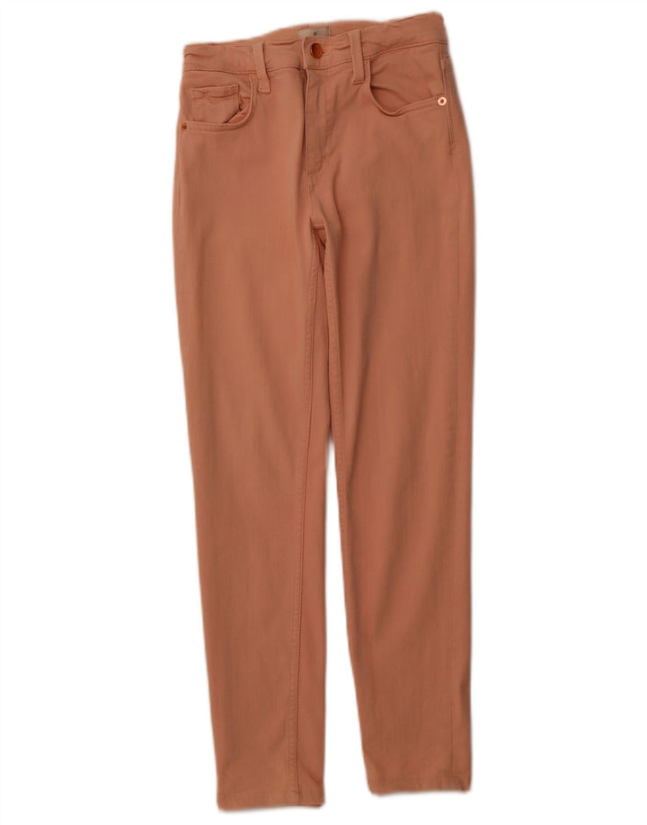 FRENCH CONNECTION Damen Slim Jeans UK 6 XS W24 L25 Rosa Baumwolle