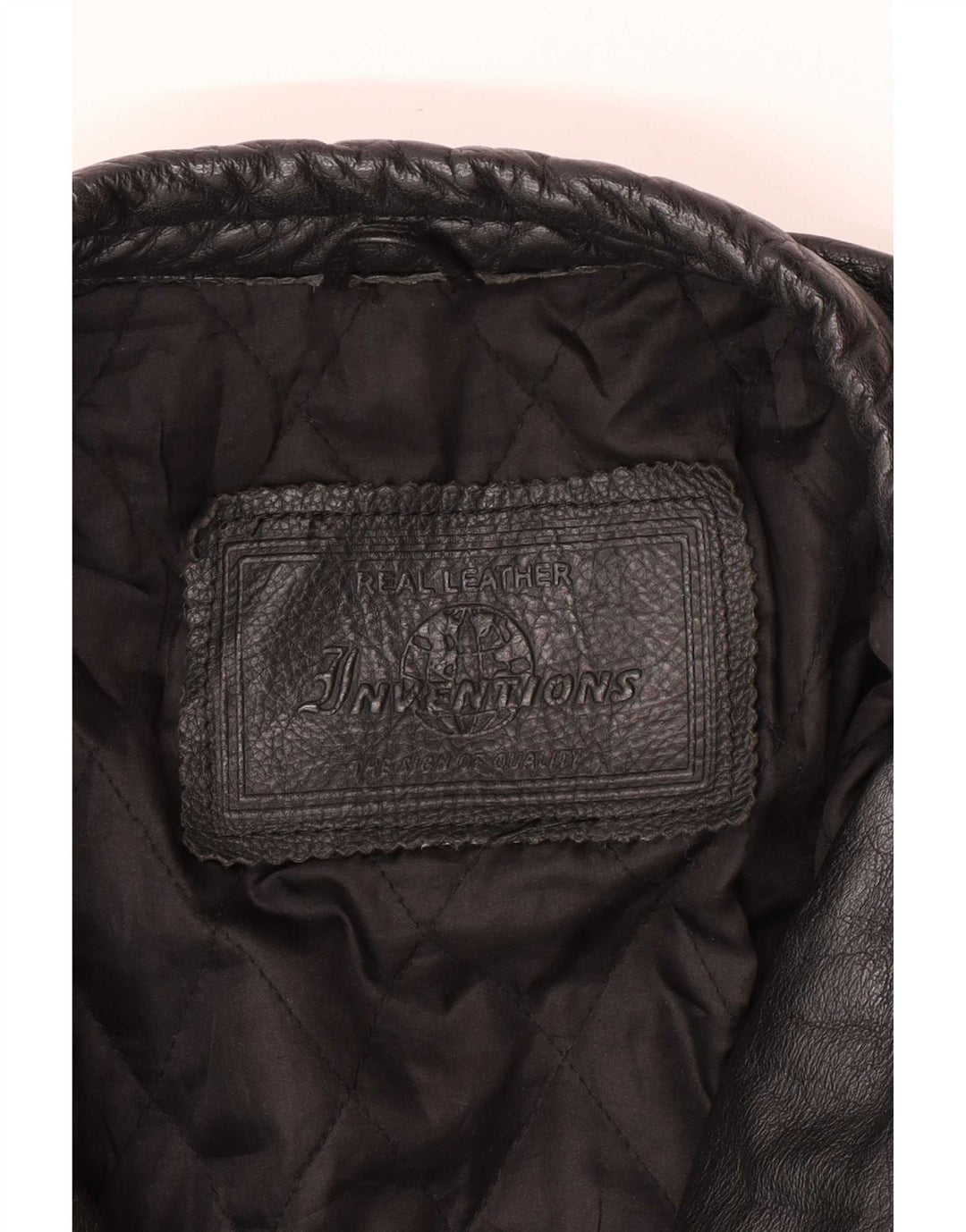 Vintage Herren Leder Bikerjacke UK 44 2XL Schwarz