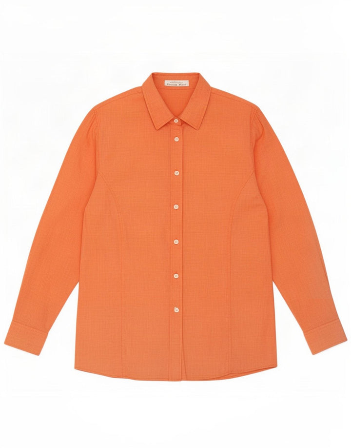St. Bernard Damenhemd UK 12 Mittelorange Baumwolle
