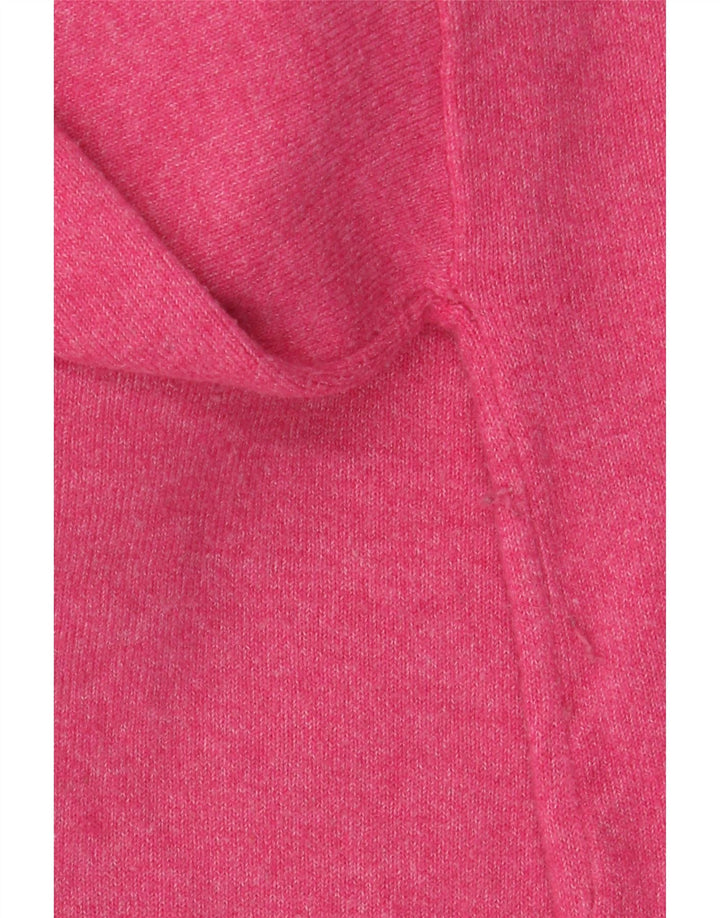 Marks & Spencer Damen-Pullover, übergroß, Rollkragenpullover, Gr. 14, Mittelrosa