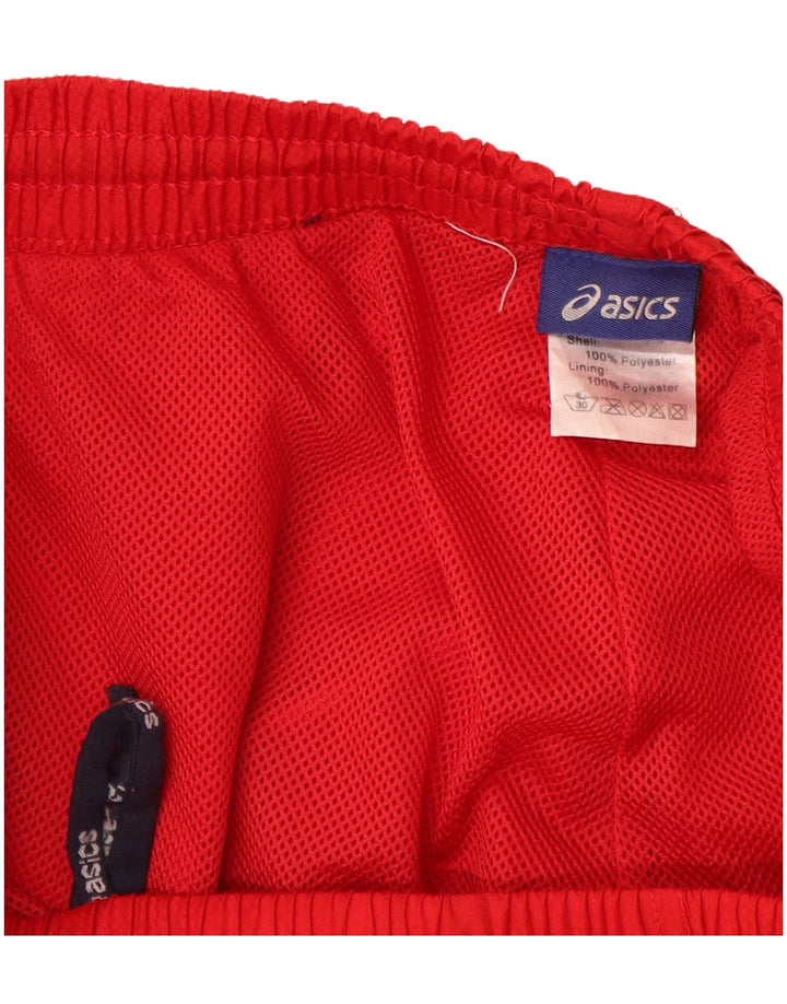 ASICS Herren-Trainingshose, mittelrotes Polyester