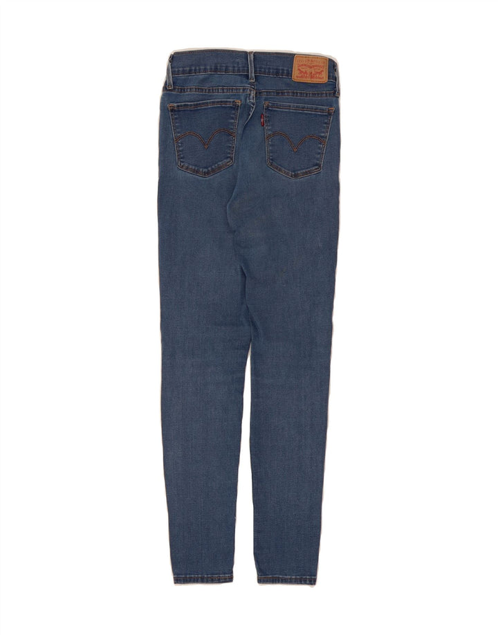 LEVI'S Womens Super Skinny Jeans W25 L28 Blue Cotton Vintage Levi's and Second-Hand Levi's from Messina Hembry 