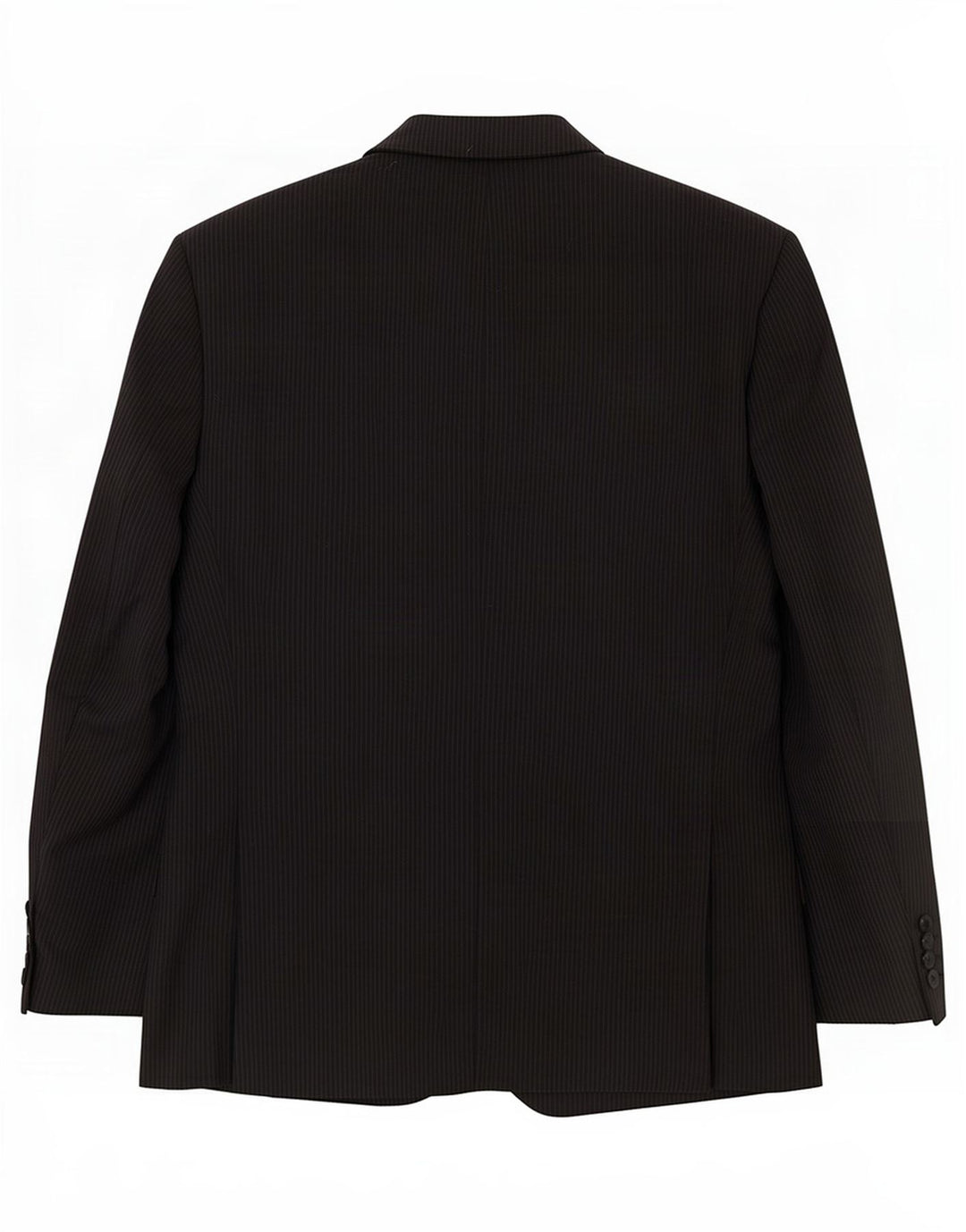 Marks & Spencer Herren-Blazer mit 2 Knöpfen, Gr. 38, Mittelschwarz, Nadelstreifen