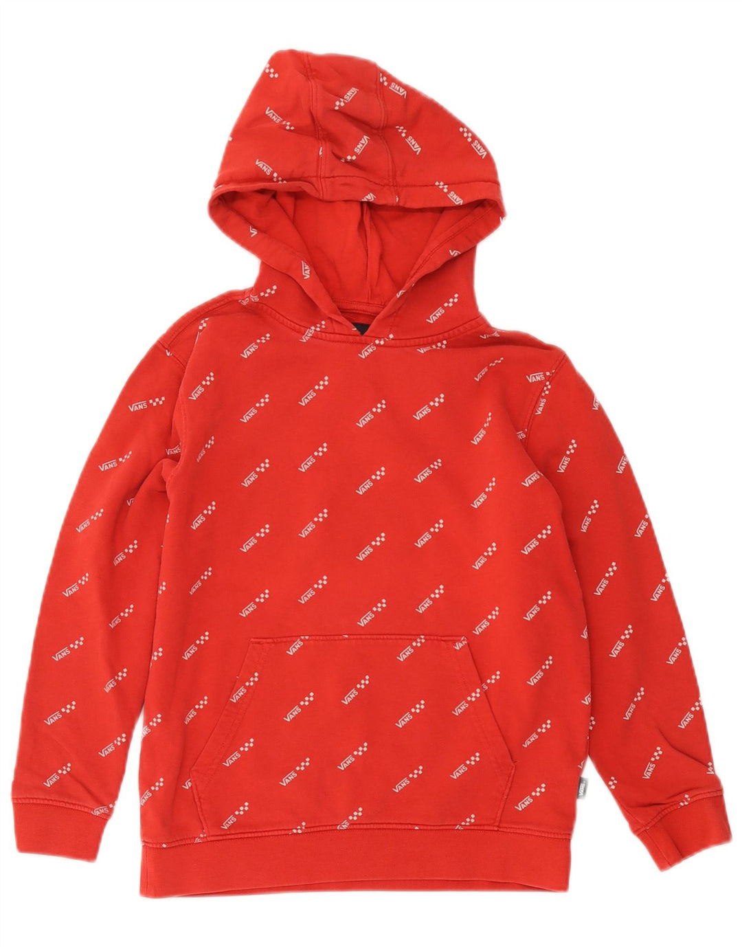 Vans Kapuzenpullover mit Grafik für Jungen, 10–11 Jahre, mittelrote Baumwolle