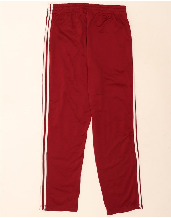 Adidas Herren-Trainingshose, groß, Burgunderrot, Polyester