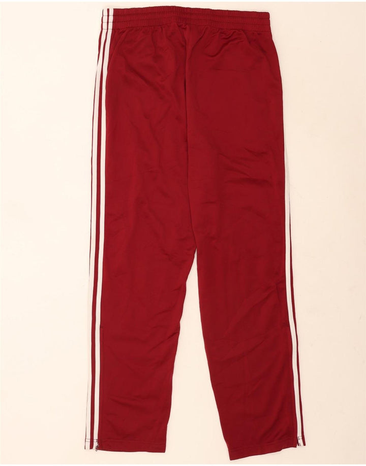 Adidas Herren-Trainingshose, groß, Burgunderrot, Polyester