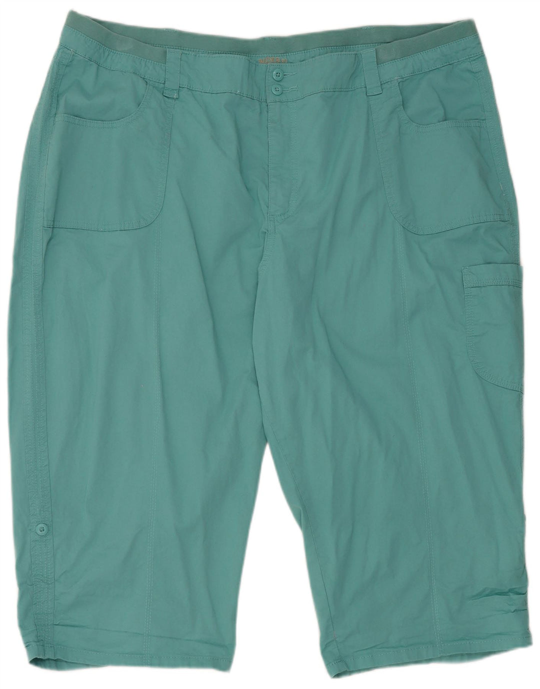 Lee Womens Riders Cargo Shorts US 26 5XL W46 Blaue Baumwolle