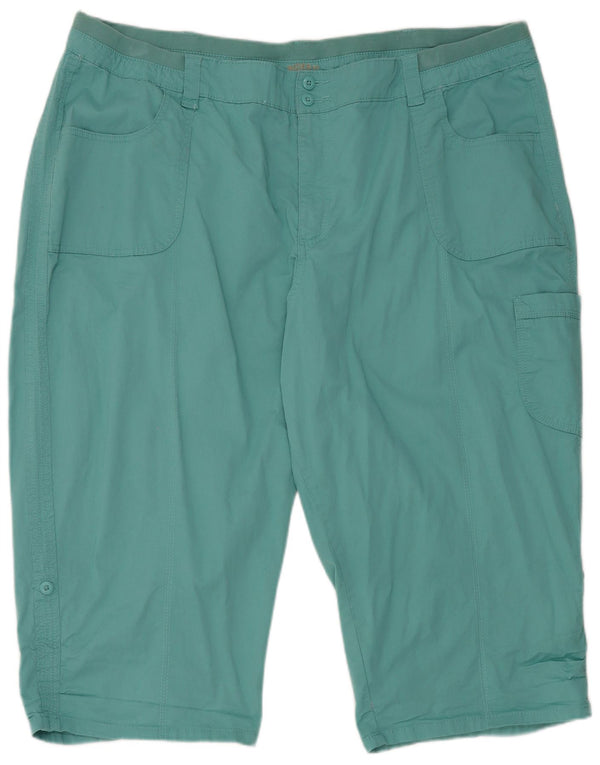 Lee Womens Riders Cargo Shorts US 26 5XL W46 Blaue Baumwolle