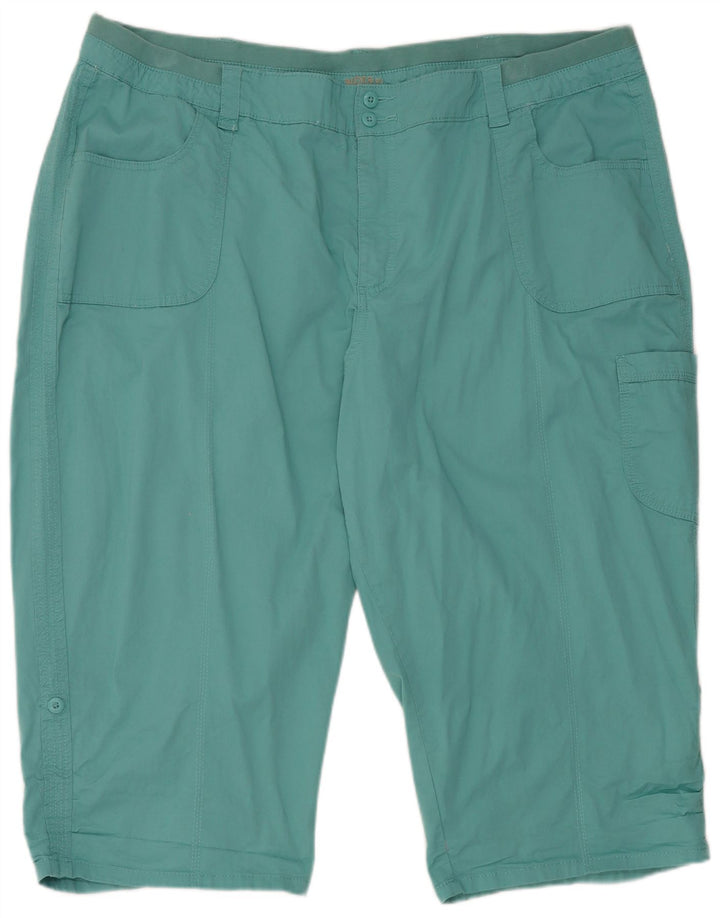 Lee Womens Riders Cargo Shorts US 26 5XL W46 Blaue Baumwolle