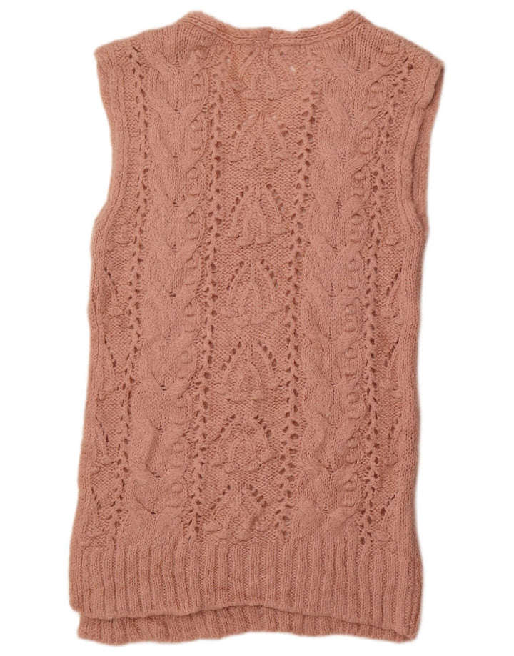 ZARA Damen Longline Vest Tank Top UK 16 Large Pink