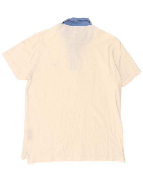 Harmont & Blaine Rugby-Poloshirt für Herren, groß, aus weißer Baumwolle