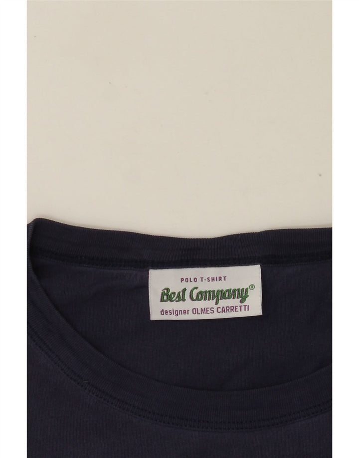 BEST COMPANY Herren-T-Shirt mit Grafik, Größe S, Marineblau