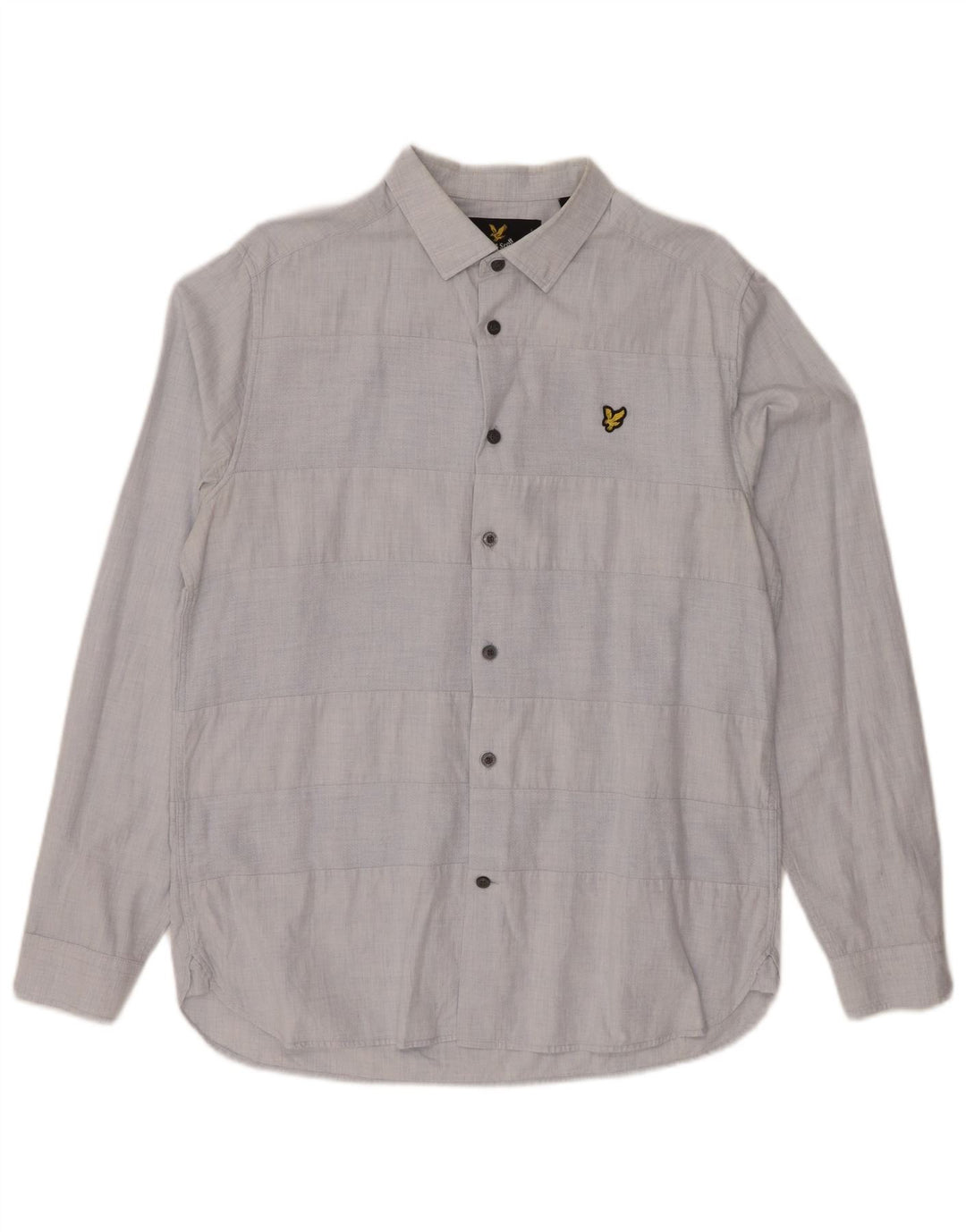 LYLE & SCOTT Herrenhemd Mittelblau gestreift
